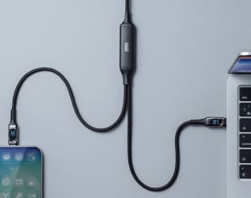 二股の充電用USB Type-Cケーブル、サンワサプライが発売。最大100W出力