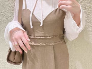 【しまむら人気コラボ】に注目！ シルエットがすっきり綺麗♡「キャミワンピ」