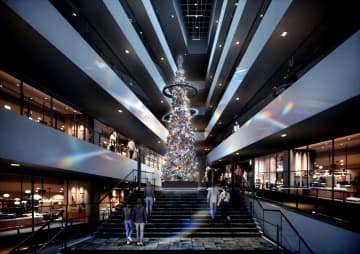 表参道ヒルズ、ラグジュアリーな輝きを放つクリスマスツリーが登場！「OMOTESANDO HILLS CHRISTMAS TREE 2025」が11月11日より開催