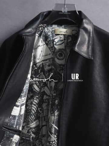 【semoh × URBAN RESEARCH】内側にアートを宿す、特別なレザージャケットが登場