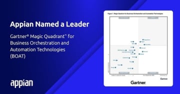 Gartner(R)のBusiness Orchestration and Automation Technologies (BOAT)分野における初版Magic Quadrant(TM)において、Appianがリーダーとして評価