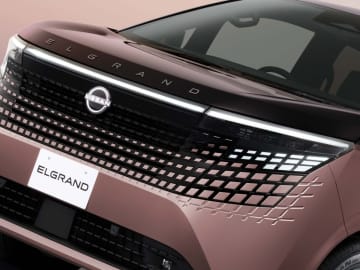 日産が新型エルグランドを先行公開　圧倒的存在感と進化したe-POWER搭載