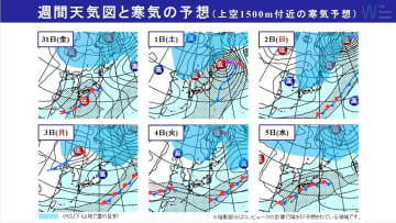 週間天気　今週末は『爆弾低気圧』通過で大荒れに警戒！太平洋側は警報級の大雨のおそれ