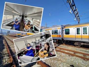 中央線グリーン車が「走るコンサートホール」に！11月限定、土休日にプロによるフルートやギター生演奏イベントを実施
