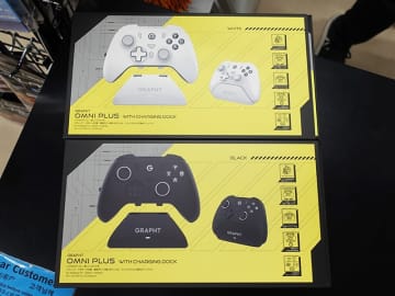 有線・無線両対応の軽量ゲームパッド「Omni Plus」がGRAPHTから、価格は6,980円 31日発売