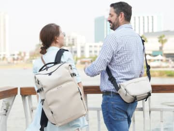 VANGUARDからカジュアル系カメラバッグ「VEO LITE」　小型のショルダーやウエストバッグにも三脚を装着可能