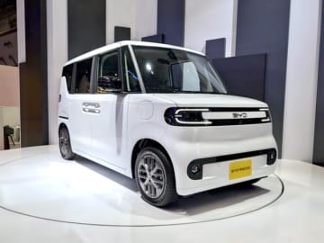 BYD初の軽EV「RACCO」の実物を見てきた　26年半ば発売、「適正な価格で販売」と同社