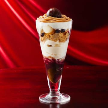 nana’s green teaの新作♡「モンブラン×カシス×ほうじ茶」