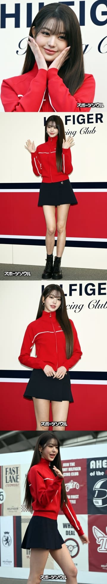 「脚なっが！」IVE・ウォニョン、“ミニスカ美脚”に視線集中…スポーティルックでイベントに登場【独自写真】