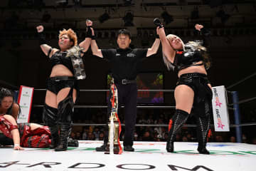 【スターダム】H.A.T.E.、ゴッデス王座V2！刀羅ナツコ「ウチらを超えるタッグチームはいない」とタッグリーグ制覇も予告！