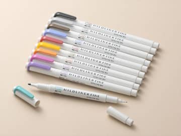 メッセージカードの文字書きにおすすめ！細字のカラーペン「マイルドライナーファイン」が11月20日発売