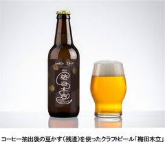 アップサイクルビール「梅田木立」を大阪梅田ツインタワーズ・サウスに入居企業従業員に限定提供
