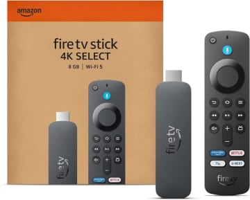4K Ultra HD/HDR10+対応で税込7,980円の「Amazon Fire TV Stick 4K Select」の予約開始メール通知受付中　60万本以上の映画やTV番組、Xboxのクラウドゲームもプレイ可能! クアッドコア1.7GHz/8GBストレージ搭載