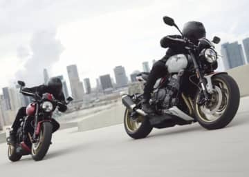 トライアンフ新型Trident 800発表　3気筒エンジンで圧巻の走り