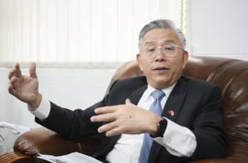 「偽情報で妨害」と中国を批判　駐エスワティニ台湾大使