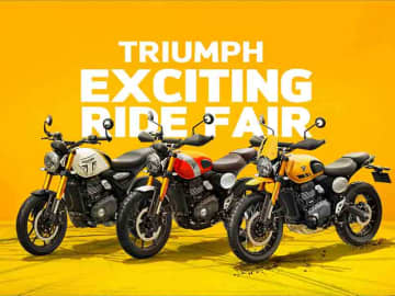 【トライアンフ】400ccモデル試乗でレジャートートがもらえる「EXCITING RIDE FAIR」を11/1より開催！