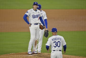 大谷翔平 WS初先発は7回途中4失点で敗戦投手に 「必要であれば準備したい」と以降の救援登板に前向きな姿勢