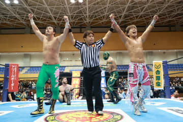 【新日本】田口＆ダイヤの「ファンキー・カラッツ」執念の『SJTL』2勝目！田口が“たらい舟殺法”でジェイコブを丸め込み、決勝進出へ望み繋ぐ