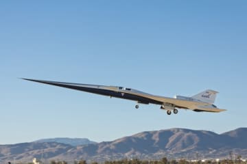 静粛超音速実証機 「X-59」初飛行に成功！ 静かなソニックブーム実現目指す