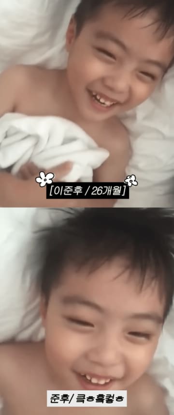 女優イ・ミンジョン、“夫にそっくりな”息子の映像を追加公開！「面白いのいっぱいあるので」