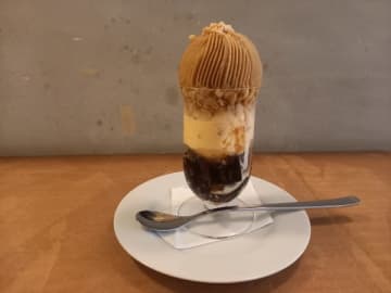 【奈良町】七福食堂で秋だけの限定モンブランパルフェを堪能♪