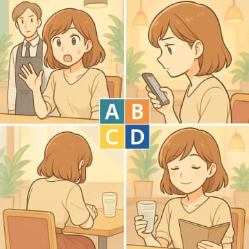 あなたはどのタイプ？レストランで注文が通ってないと言われた時の反応から、あなたの性格を探る【心理テスト】