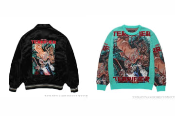 ワコマリア×映画『テリファー』“殺人鬼”のアートワーク刺繍ジャケット＆モヘアニット