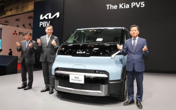 Kia、ジャパンモビリティショー2025で「PV5」日本初公開 価格は589万円からと発表