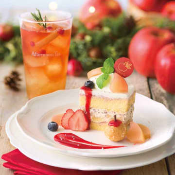 Afternoon Teaから“りんご”が主役のクリスマス♡限定スイーツが登場