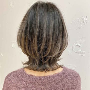 無難ボブ → こなれボブへ！【40・50代】若見え狙える♡「ふんわりウルフ」