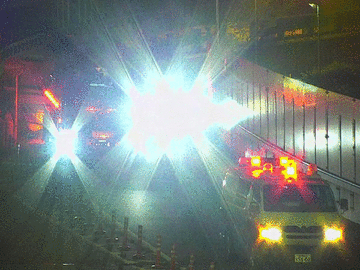 【国道1号】静清バイパス 清見寺ICで横転事故 上り線入口規制は6時間ぶり解除（30日05:35現在）