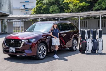 マツダ「CX-80」キャディバッグ何個積める？ ツアー型4本飲み込む余裕のSUV