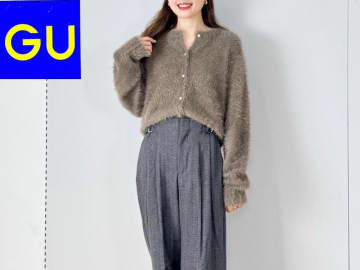 肌触り◎ 毛玉になりにくい！【GU】着映えする♡「優秀カーディガン」