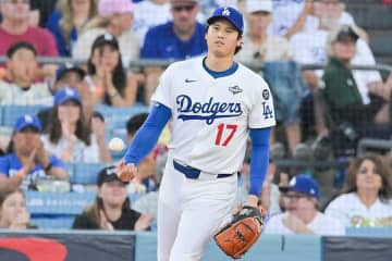 大谷ユニで観戦した米女優に驚き「すげぇ」　フォロワー2515万超、大物スターが本拠地に降臨