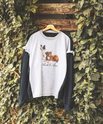 こういうの探してた！【niko and ...】大人に似合う♡「ワンちゃんトップス」