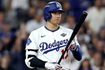 大谷翔平の第２打席は空振り三振。ドジャースは１対３とリードを許す【WS第５戦／ブルージェイズ戦】