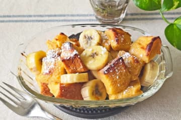 「バナナが主役のフレンチトースト」が絶品すぎた　まるでカフェの本格スイーツ