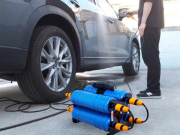 洗車後の水シミなくす純水器の交換フィルター、サンコー