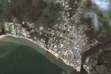 ハリケーン「メリッサ」通過のジャマイカ、衛星画像が捉えた広範な被害