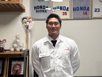 ロッテ、ドラ7・田中大聖に指名挨拶「新人王やタイトルを狙えるように」