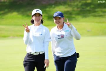 ＜中間速報＞初出場の大学生アマ春山愛、“飛ばし屋”郡山瞳ら5人が首位で後半へ【マイナビ ネクストヒロインツアー】