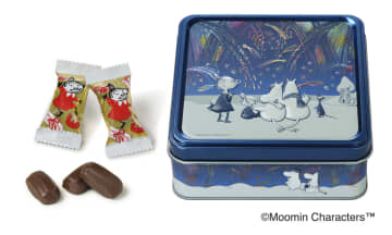 メリーチョコレート、ムーミンやリトルミイをデザインしたクリスマス限定商品を発売