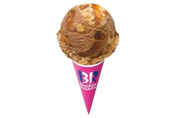 サーティワン秋限定「カラメルアップルパイ」シナモンクッキー＆シャキッとりんご果肉入りアイスクリーム