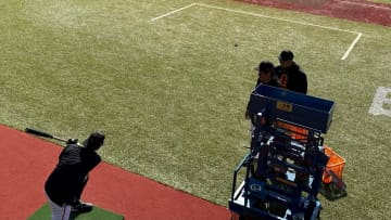 【きょうの1シーン】若林楽人が遅めの“ウエルカムティー”に･･･　秋季キャンプ2日目