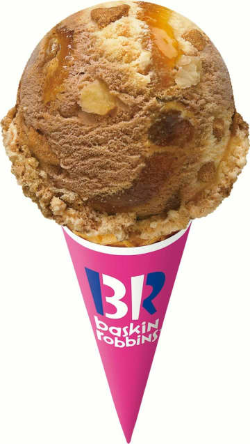 りんご果肉がシャキシャキ！サーティワン「カラメルアップルパイ」で秋を満喫 こだわり満載！食感とシナモンの香りがポイント