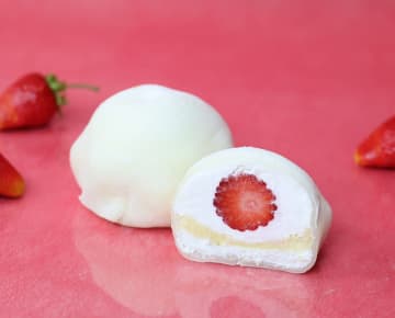 「不二家」のプレミアムブランド新店がオープン！まるでショートケーキのような「苺大福」も♪