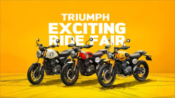 【トライアンフ】400ccの個性を体感せよ！「EXCITING RIDE FAIR」が11月開催！試乗で限定レジャートート、来店でオリジナルピンズをゲット！