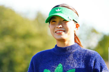 初めてのサンバイザー 渋野日向子は国内4連戦最終戦に「一番は楽しんで」