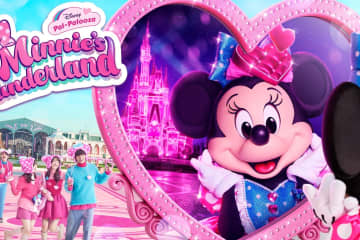 東京ディズニーランド「ミニーのファンダーランド」パークがミニーの世界に、シンデレラ城にリボンを投影