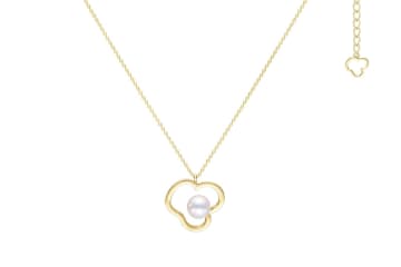 TASAKIクリスマスジュエリー、花の輪郭にパールが光るペンダントや「バランス」リング